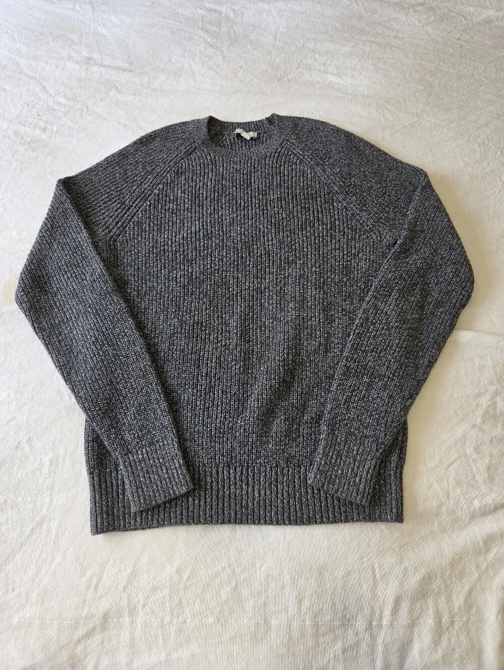 Vintage Gap Crewneck Sweater Mens Medium 100% Cotton 1990s Y2K Slate Gray